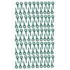 100pcs Plastic Grass Trimmer Blades Lawn Mower Replacement Cutting Blades