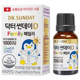 UnKnown Dr. Sunday D Family, 15ml, 1 piece 15ml × 1 piece / 닥터썬데이D 패밀리, 15ml, 1개 15ml × 1개