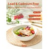 Sweese 28 oz Large White Porcelain Bowls - Set of