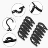 Travel Folding Hanger Household Multifunctional Portable Hanger (Black)