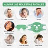 2PCS Máscara de Hielo para Ojos y Cara, Antifaz de