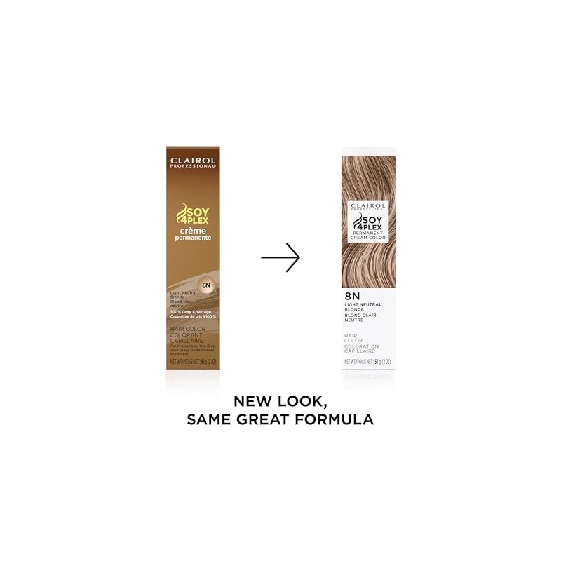 Clairol Permanent Crème, 8n Light Neutral Blonde, 2 oz.