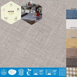 Iron Mountain NaturAll pack of 50 Biodegradable Compostable Sustainable Cotton Napkins, Silver, One Size