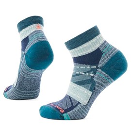 Smartwool Women's Hike Light Cushion Merino Wool Margarita Ankle Socks, Frosty Green, Small