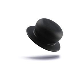 Kerafactum Lid Knob Replacement Handle for Pot Lid Universal Handle Plastic Handle Diameter 6 cm Pot Lid Handle Lid Handle Black