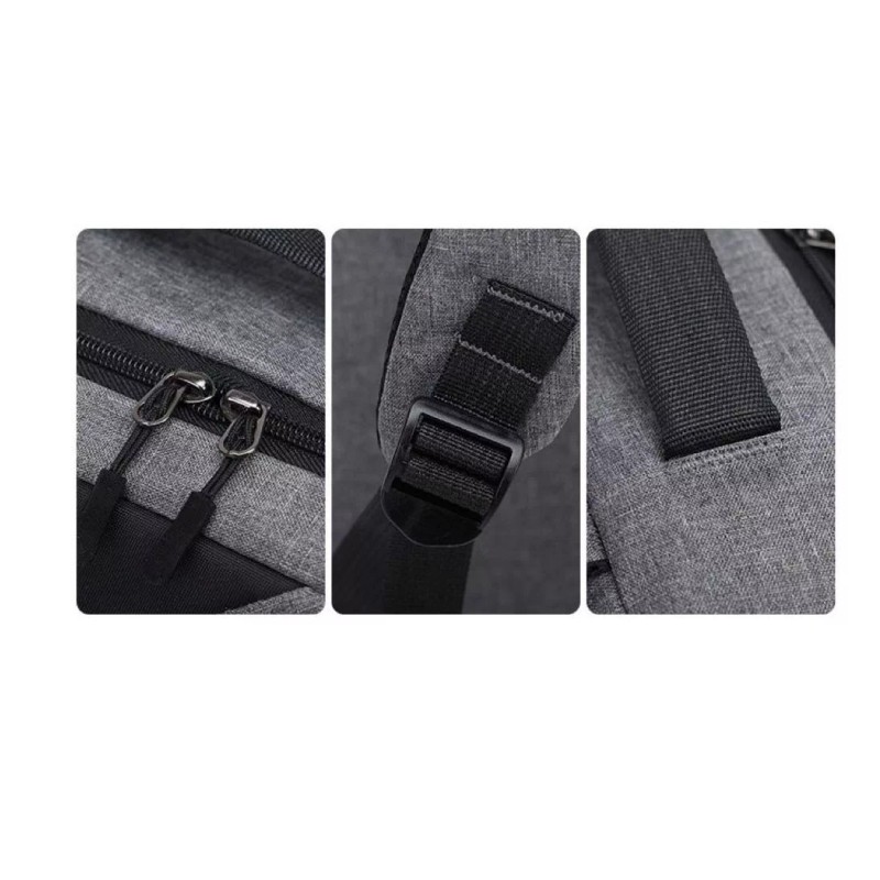 BOSSCO Mochila Antirrobo Negocio Carga Usb Escolar Laptop Casual 3p