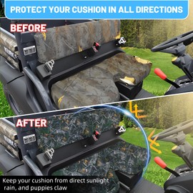 StarknightMT RTV Seat Cover Compatible with Kubota RTV 400 & RTV 500 UTV Seat Covers Waterproof TCamo Seat Cover