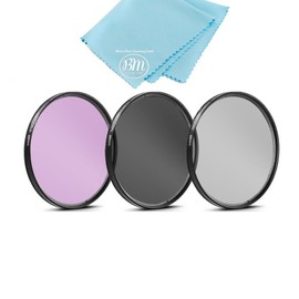 58mm Multi-Coated 3 Piece Filter Kit (UV-CPL-FLD) for Nikon Digital SLR Cameras That Have Any of These Nikon Lenses 35mm f/1.8G, 50mm f/1.4G, 50mm f/1.8G, 55-300mm