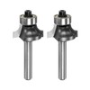 QUARKZMAN Rounded Cutter Diameter 15/64 Inch Shank 3/16 Inch Radius