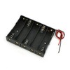 5-AA Slots Battery Spring Clip Holder Case Plastic Storage Box