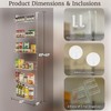 Over the Door Organizer - 6-Tier Adjustable Pantry Shelves and