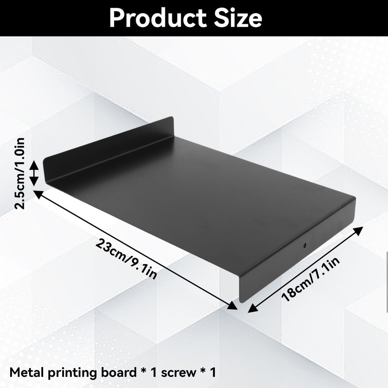 2Pcs Bench Hook Metal Inking Plate, Linoleum Printmaking Block, Block