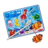 Melissa & Doug Magnetic Wooden Fishing Game and Puzzle With