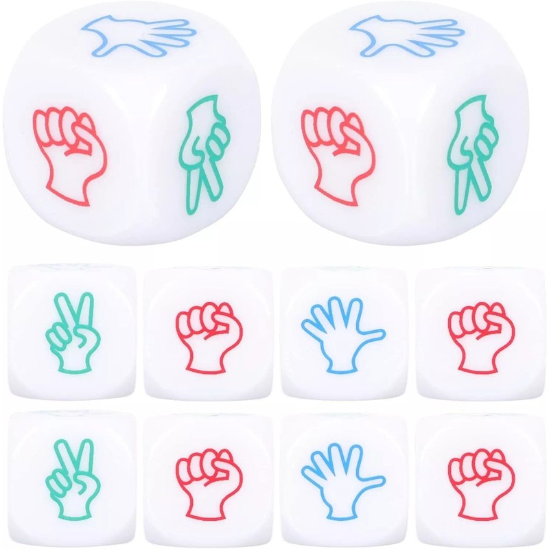 5 Pack ROCK PAPER SCISSORS Shoot Dice Liar's Bar Rochambeau