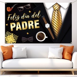 Buxiuer Feliz Día Del Padre Photo Booth Backdrop I Love Dad Happy Father's Day Decoration School Classroom Bulletin Board Wall Decor