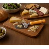 EKFJAELL Stainless Steel Cheese Slicer with Wooden Handle for All