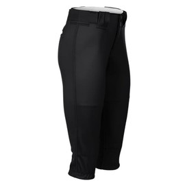 Boombah Women's Hypertech Series Fastpitch Solid Pant Black - Size Waist 30" (Inseam 21")