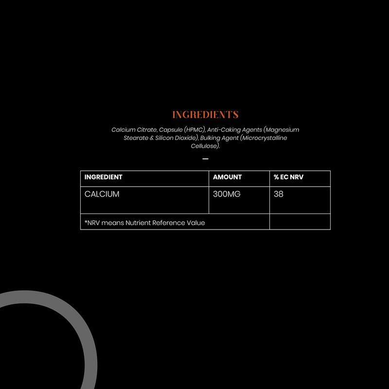 Tom Oliver Nutrition - Calcium (Citrate) - Highly Absorbable Calcium