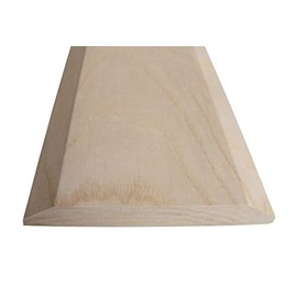 Style A- ASH - 3/4 inch Height -Solid Hardwood Interior Threshold -HBP (3 1/2' x 60")
