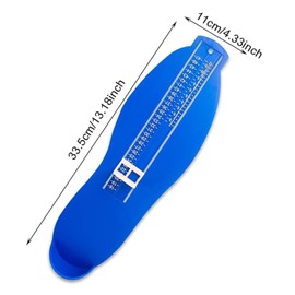 IUFDGHN Foot Measure Shoe Size Measure UK Sizes 2-12 / EU Sizes 18-47,with a Tape-Measure,for Kids Adult Baby