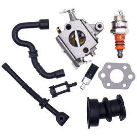 OXCANO MS170 Carburetor Compatible with Stihl 017 018 MS180 MS170C MS180C Chainsaw C1Q-S57A 1130-120-0603 with Air Filter Tune Up Kit, Compatible with Zama C1Q-S57A C1Q-S57B C1Q-S57, Sthi I 1130