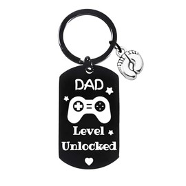 New Dad Gift First Time Dad Keychain Father Day Gifts for New Fathers Announce Pregnancy Gifts for 1st Time Daddy Present Daddy To Be Gift for 1st First Time Father Gifts Expecting Dad's Present