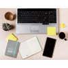 Antartik A7 Smooth Grey and Turquoise Hardback Notebook with Elastic