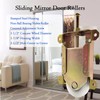 Sliding Mirror Door Rollers Assembly Fit Contractors Part #W8020C, 1-1/2"