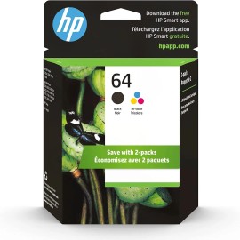 HP Genuine HP 64 Black &Tri-color Ink Cartridge 7158 7858 7958 Printer