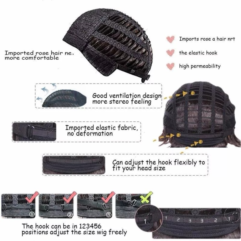 OEM Kaneles Mullet Pelucas Para Hombre 80 Disfraces Fancy Party