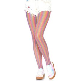 Leg Avenue Lurex Rainbow Fishnet Stockings, 500 g
