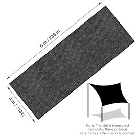 Tigvio 10x20FT Garden Shade Cloth - 55% Sun Resistance with HDPE Material, Reinforced Grommets. Ideal for Greenhouse, Plant, Pergola, Backyard Patio Sunshade