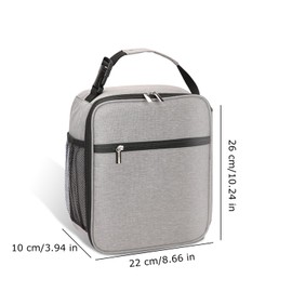 Dilireba Waterproof Lunch Bag, Foil Lining, Waterproof Cooler Bag, Insulated Bag, Thermal Bag, Waterproof Picnic Bag, Insulated Lunch or Picnic Bags for Women, Men, School and Office