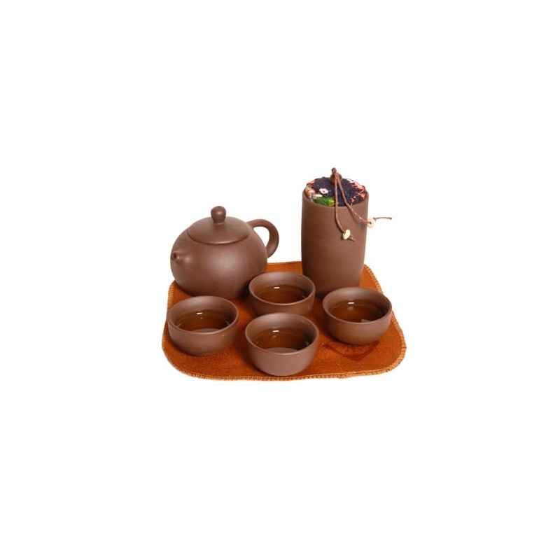 TEA SOUL B6021164 Travel Set Ceramic Brown
