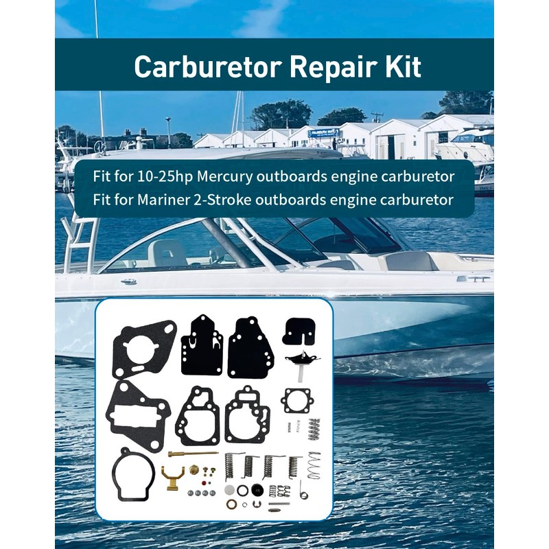 1395-8237072 Carburetor Repair Kit Fit for Mercury and Mariner 2-Stroke