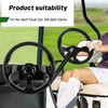 VOONKE Golf Cart Steering Wheel and Golf Adapter for Club