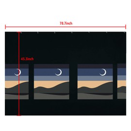 1 PC Bunk Bed Curtain Single Sleeper Bed Canopy Dustproof Sleep Privacy Protection Dormitory Bunk Screen Net with Rope Hook for Kid Student Home Bedroom College Dormitory 2m Long Blackout Curtain