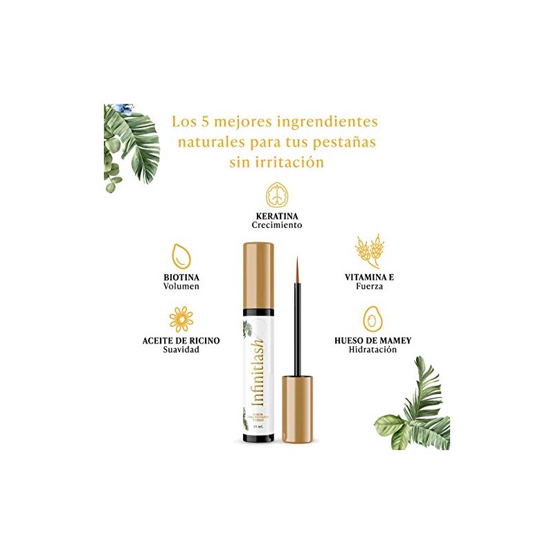 Suero para pestaas y cejas INFINITLASH con Biotina, Keratina, Vitamina
