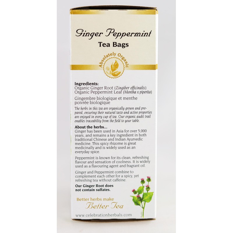 Celebration+Herbals+Ginger+Peppermint+24+Count