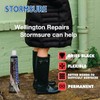 Black Wellington Boot Repair Kit - Fast, Durable, and Flexible