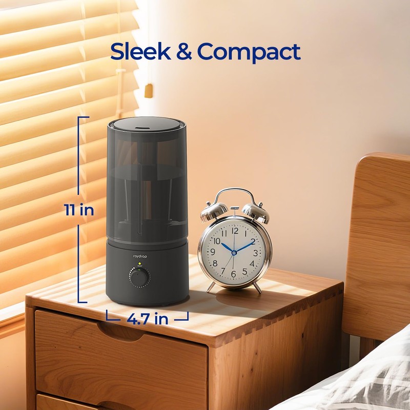 raydrop Humidifiers for Bedroom, Cool Mist Humidifiers for Babies, 1.70L
