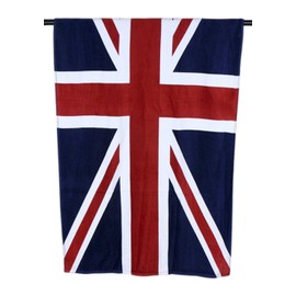 Large British Beach Towel Soft Microfiber Union Jack Pattern Bath Towels Holiday Spa Towel Quick Dry Sauna Towels Highly Absorbent Swimming Pool Body Wrap Unisex Light Travel Blanket Pillow Towel