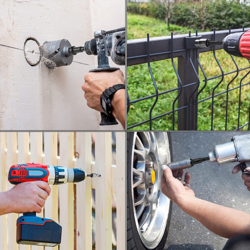 Bates Impact Socket Adapter Set, 3 PCS, 1/4", 3/8" and