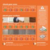 WALPLUS 3D Tile Stickers Peel and Stick Backsplash Splashback Decals