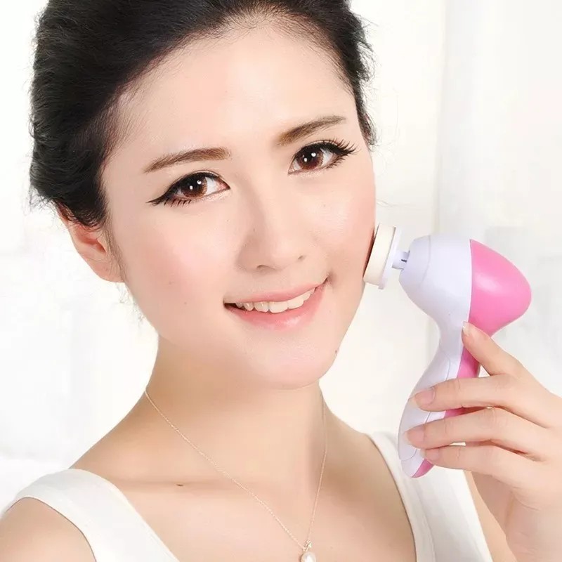 Beauty Care Massager Cepillo Eléctrico Impieza Facial 5 In 1