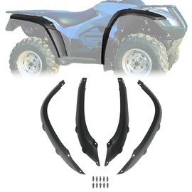 KUAFU Fender Mud Guard Compatible with 2003-2022 Honda TRX650 TRX680 Rincon GPScape Replacement for 80221-HN8-000ZA 61866-HN8-000ZA Black 4Pcs