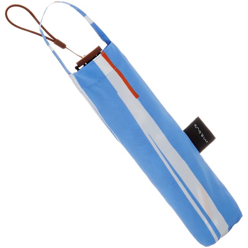 mabu MBU-LMDPT10 Folding Umbrella, Lightweight, Design, Candy Blue, 5 Ribs,