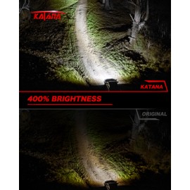 KATANA 9012 Bulb,9012 Fog Bulb Plug and Play 400% Brightness Super Bright 6500K White Mini Size of 2