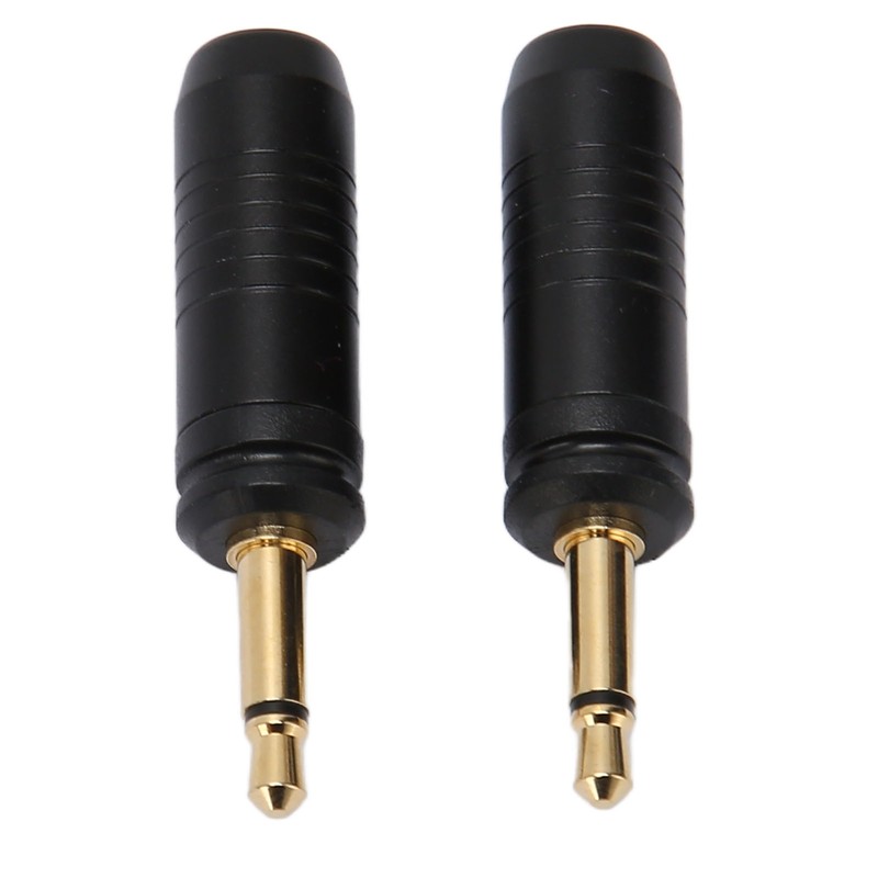 3.5mm Repair Plug Solder Type Gold Plated Replacement Mono Male