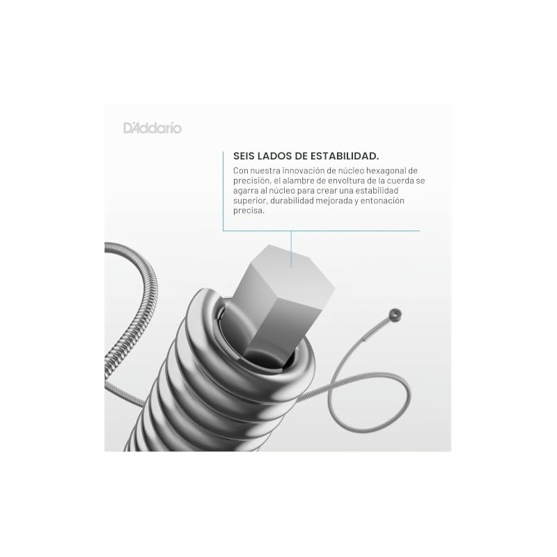 D'Addario XL - Cuerdas para bajo de níquel 45-105, juego
